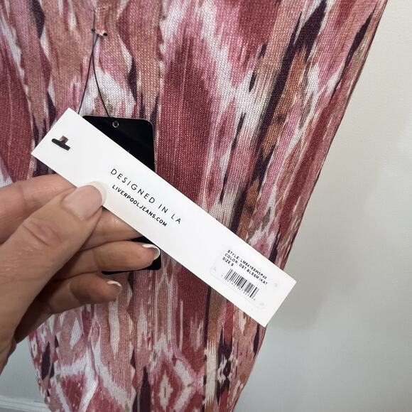 Liverpool Los Angeles Pink Mauve Rose Woven Tank Blouse Top Size XS - Picture 6 of 7